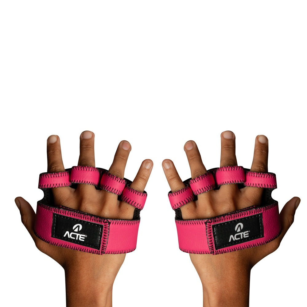 Par Luvas Protetoras P PVC T305 Rosa Acte