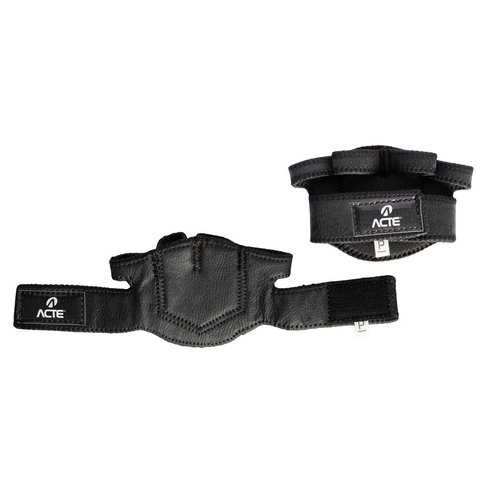 Luva Protetora Palmar P Nylon Couro T307 Preto Acte