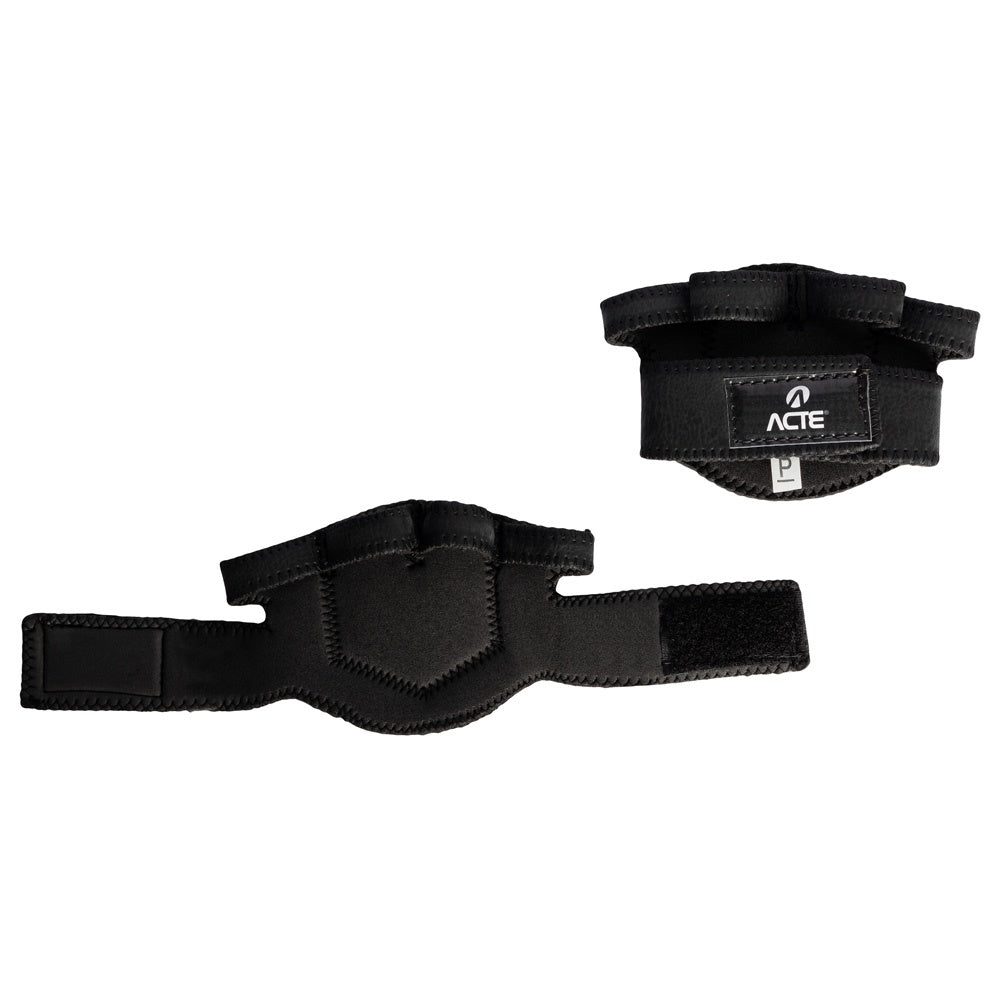 Luva Protetora Palmar P Nylon Couro T307 Preto Acte