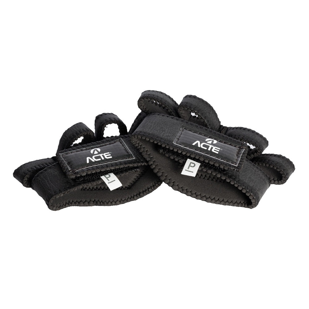 Luva Protetora Palmar P Nylon Couro T307 Preto Acte