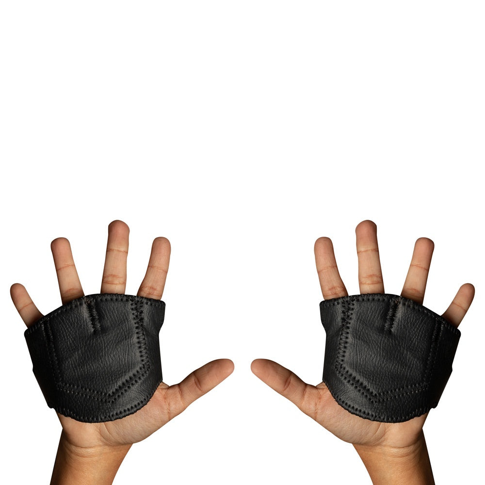 Luva Protetora Palmar P Nylon Couro T307 Preto Acte
