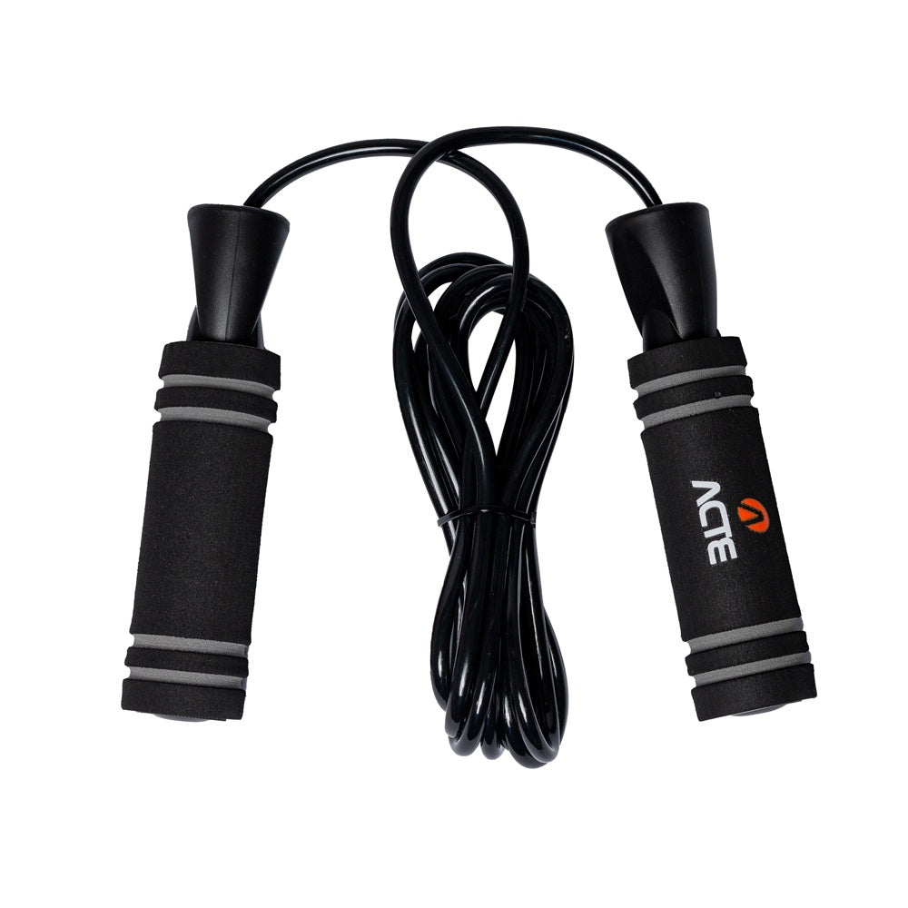 Corda Pular 2,75 m PVC Espuma T3 Preto Acte