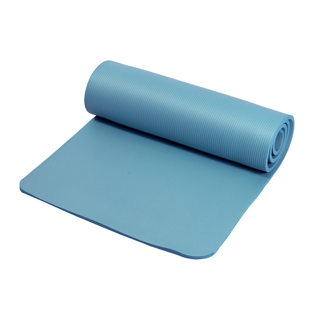 Tapete Comfort de Yoga Macio 1,80m T54, Funcional e Pilates , Azul - Acte