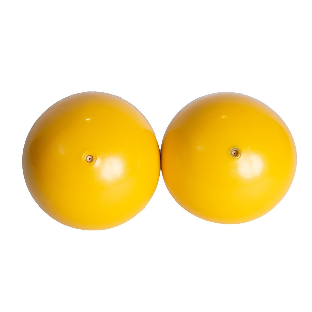 Par de Bolas Tonificadoras Amarelo 2Kg T56 Acte Sports