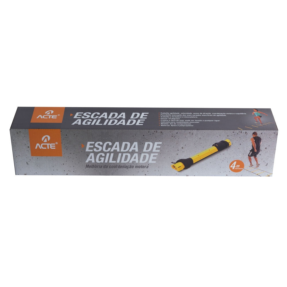 Escada de Chão 430x42 cm PP T58 Amarelo Preto Acte