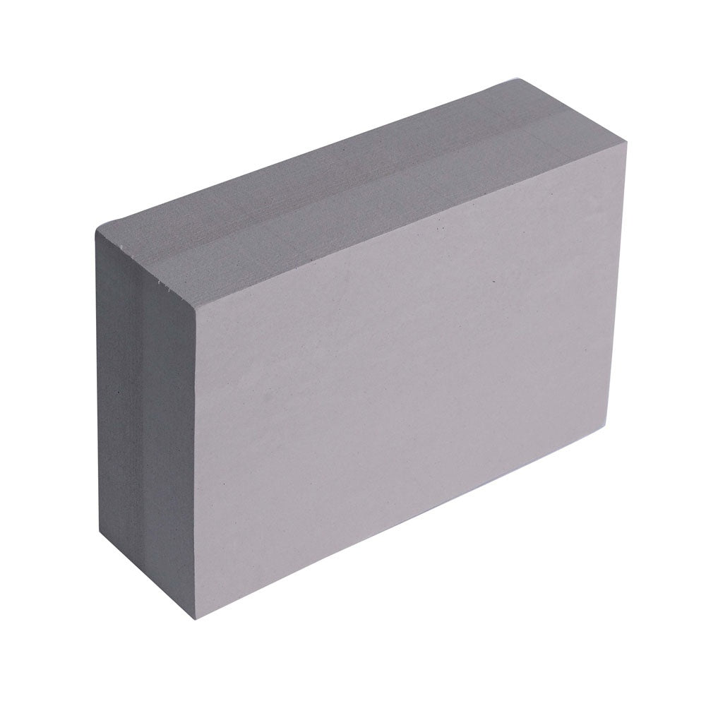 Bloco Yoga Pilates 23x15x7,5cm EVA T60-N Cinza Acte