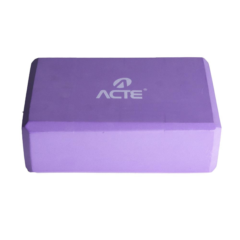 Bloco Yoga Pilates 23x15x7,5cm EVA T60N-RX Roxo Acte