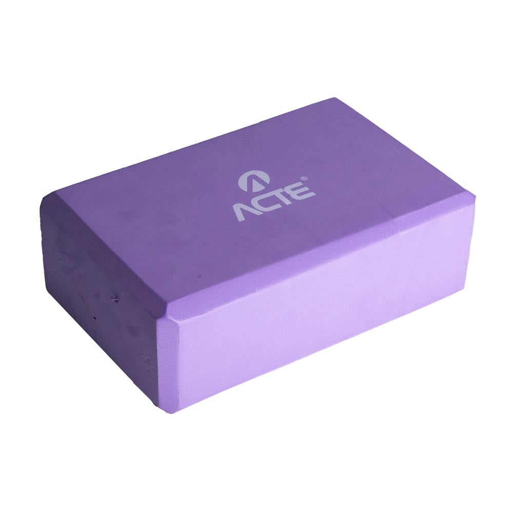 Bloco Yoga Pilates 23x15x7,5cm EVA T60N-RX Roxo Acte