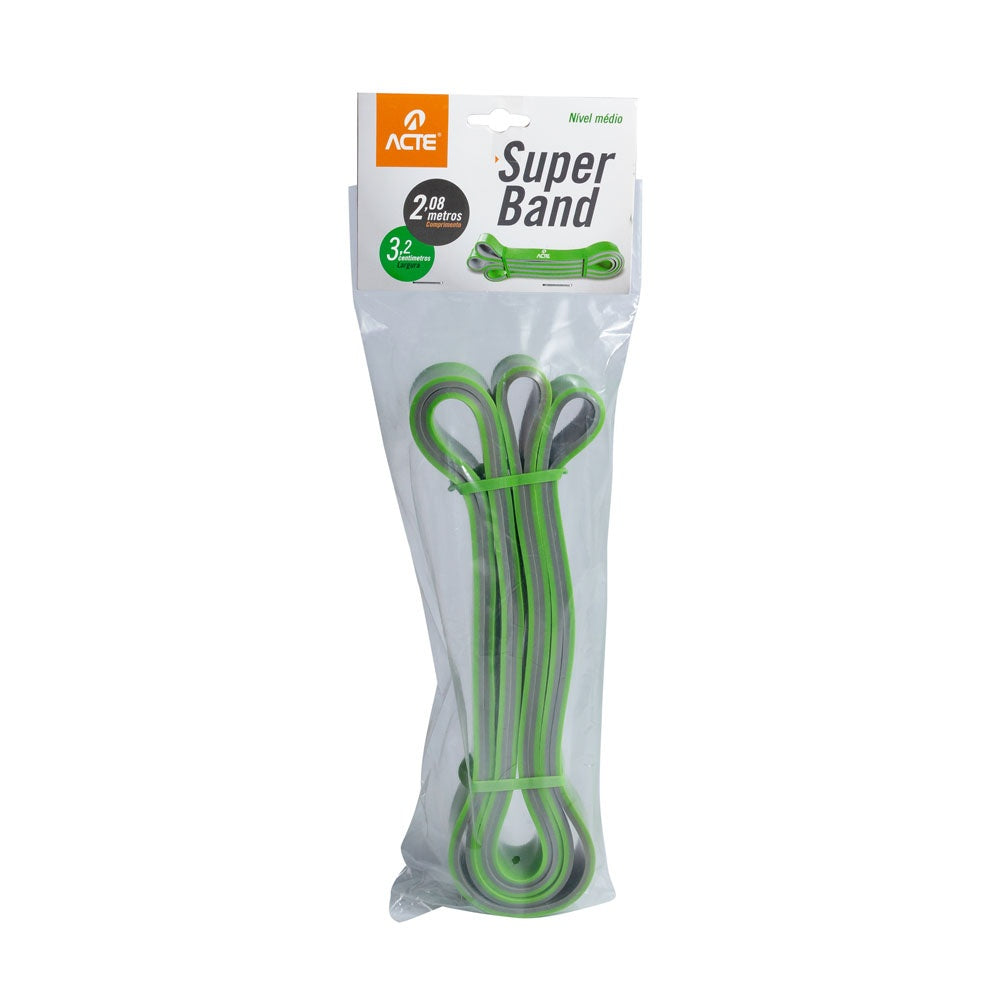 Super Band Intensidade Média Verde T66 Acte Sports