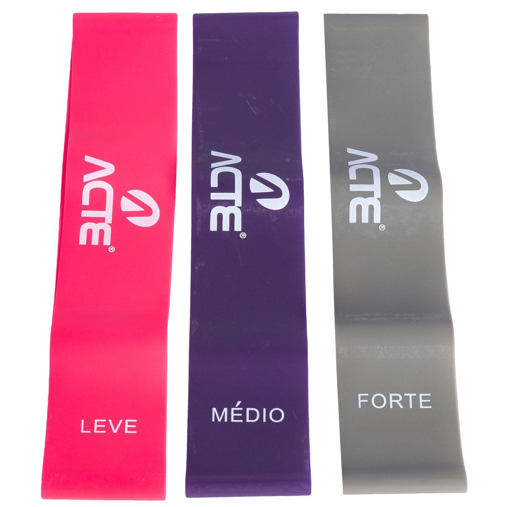 Kit Mini Band 3 Intensidades T71-R Acte Sports
