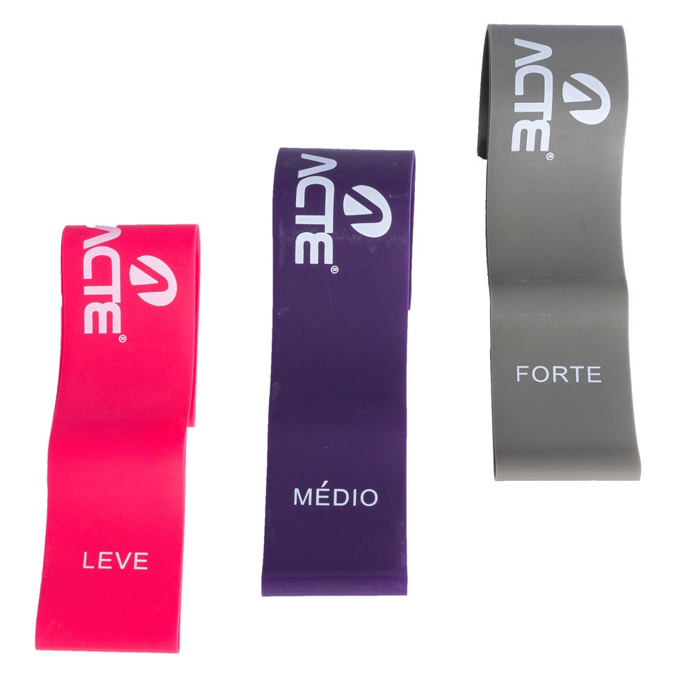 Kit Mini Band 3 Intensidades T71-R Acte Sports