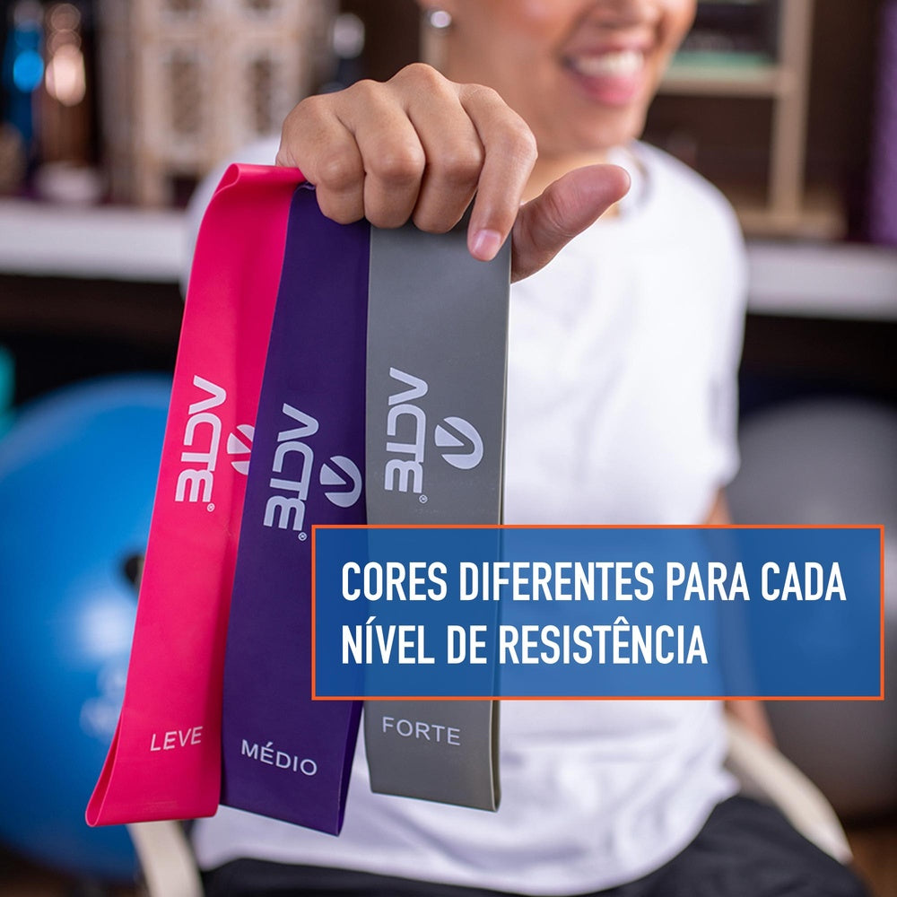 Kit Mini Band 3 Intensidades T71-R Acte Sports