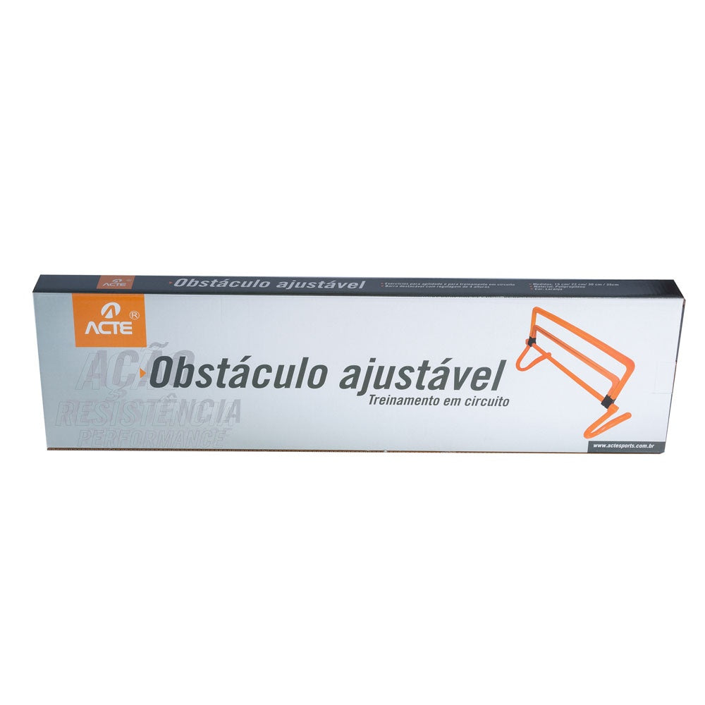 Obstáculo Ajustável T76, Funcional e Agilidade, Preto - Acte