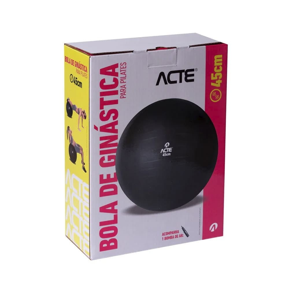 Bola de Pilates 45 cm T9-45 ACTE Cor:Cinza
