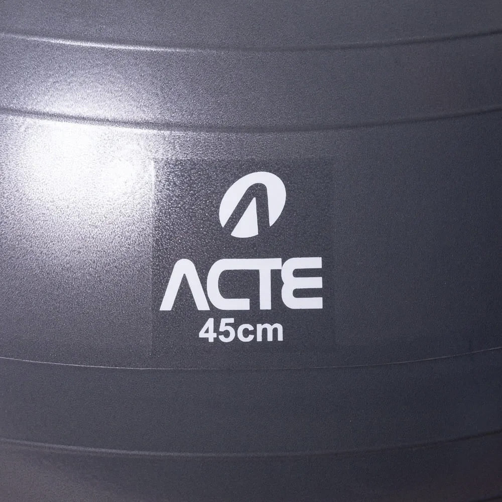Bola de Pilates 45 cm T9-45 ACTE Cor:Cinza