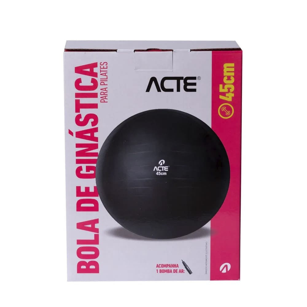 Bola de Pilates 45 cm T9-45 ACTE Cor:Preto