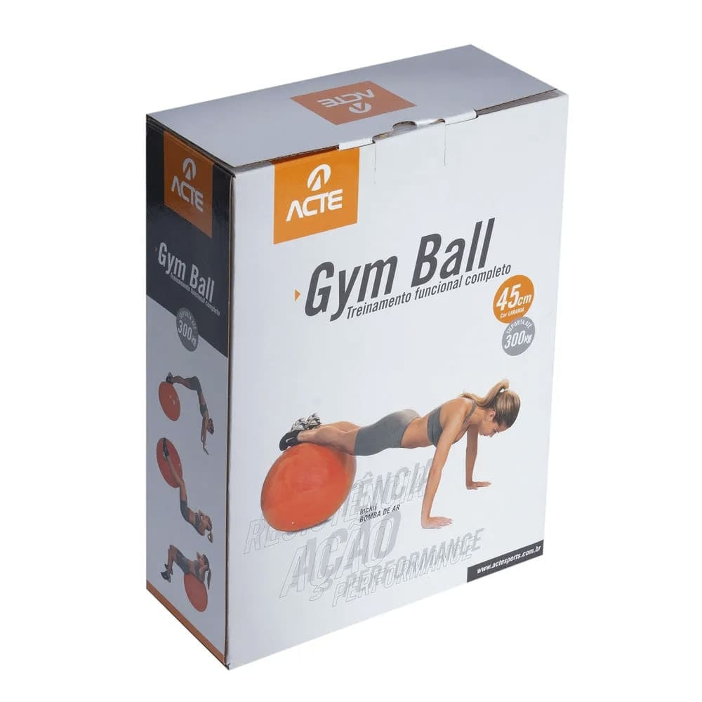Bola de Pilates 45 cm T9-45 ACTE Cor:Laranja