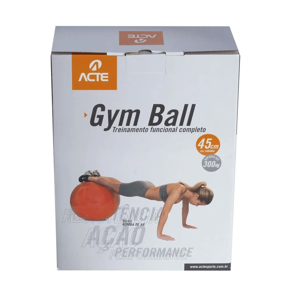 Bola de Pilates 45 cm T9-45 ACTE Cor:Laranja