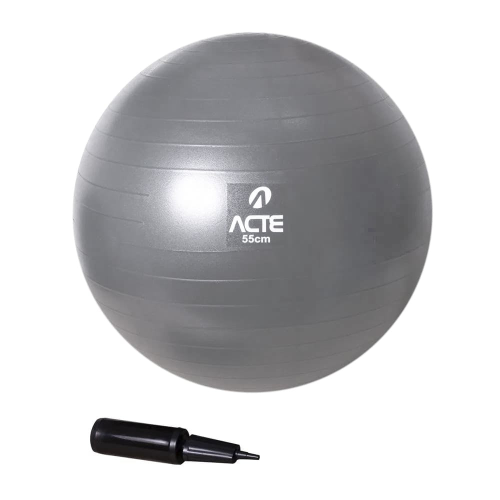 Bola de Pilates 55 cm T9-55 ACTE Cor:Cinza