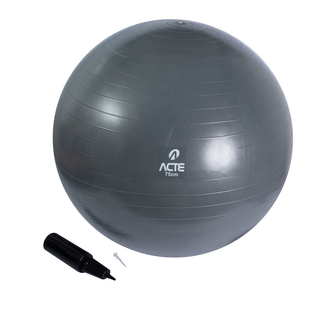 Bola de Pilates ACTE 75cm Anti-Estouro PVC T9-75