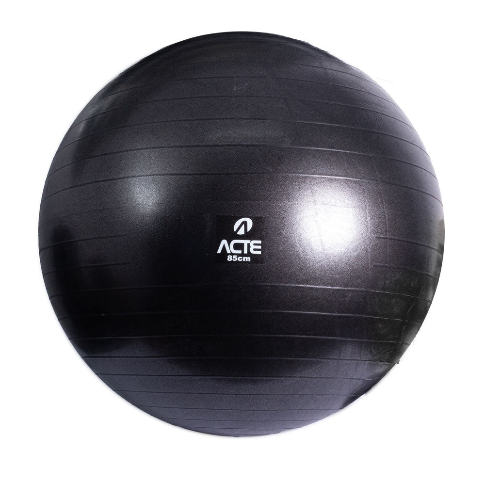 Bola Pilates 85 cm PVC Anti-Estouro T9-85 Preto Acte