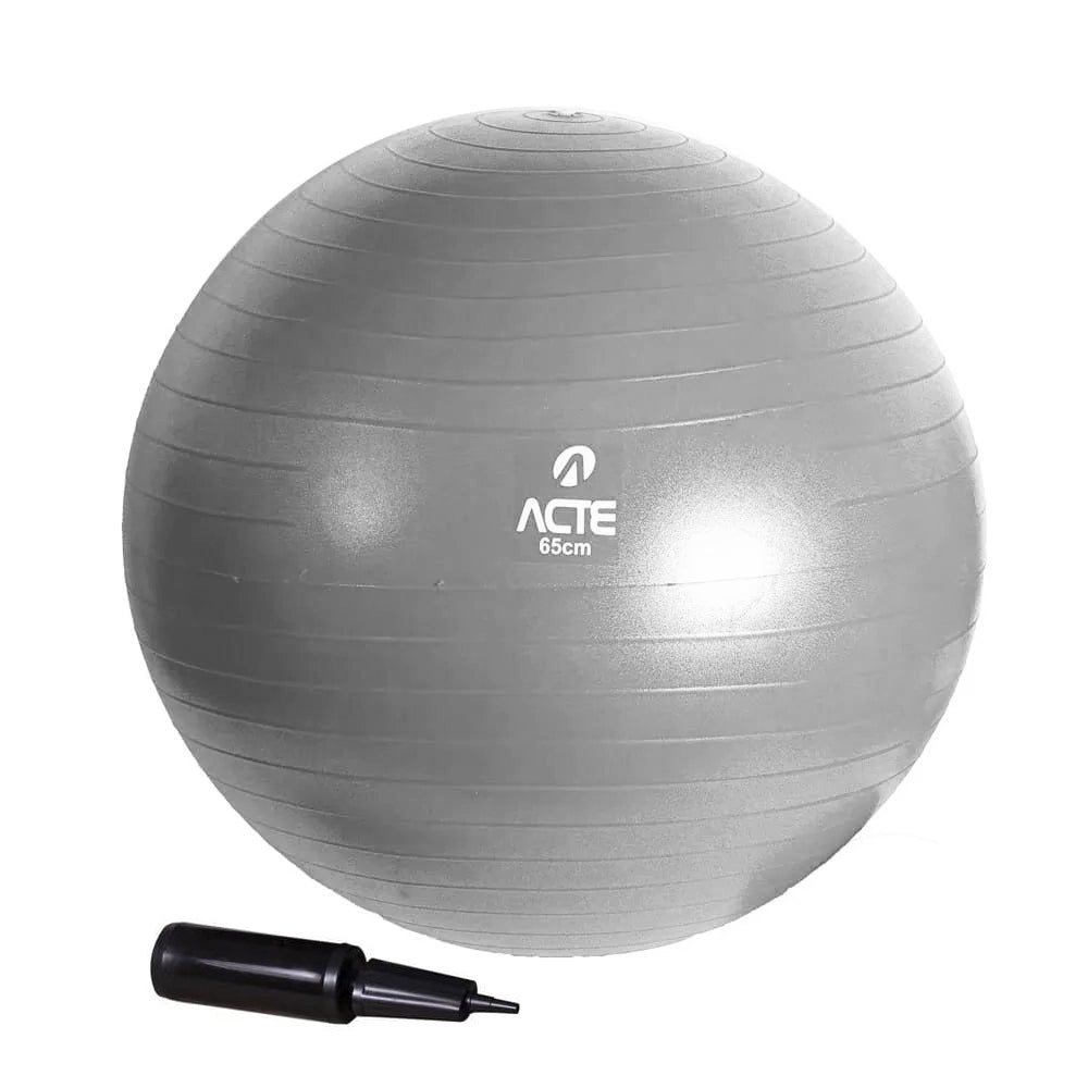 Bola de Pilates T9-C 65cm Cinza ACTE