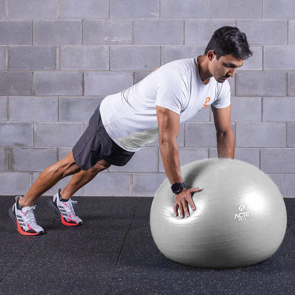 Bola de Pilates T9-C 65cm Cinza ACTE