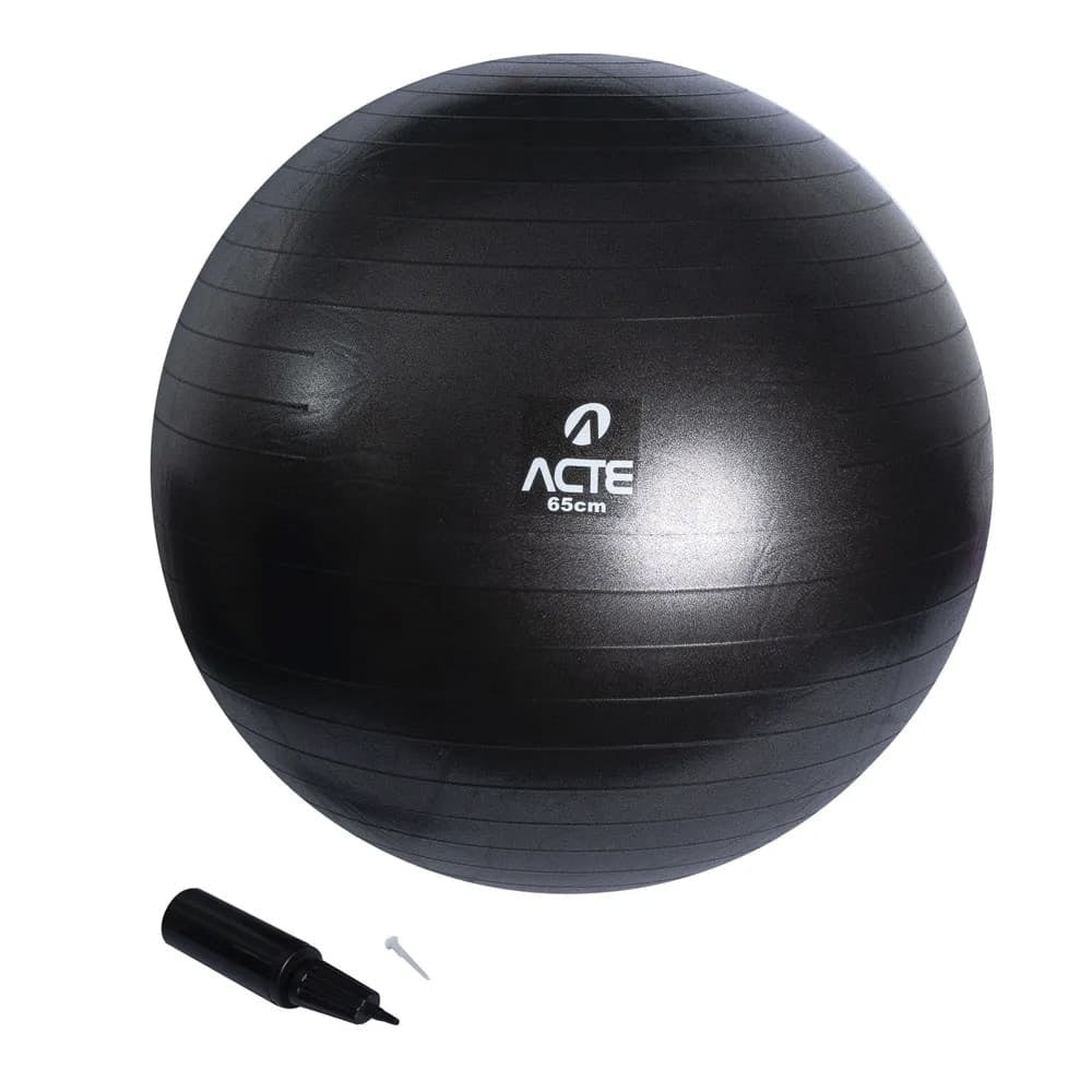 Bola de Pilates 65 cm T9 ACTE Cor:Preto