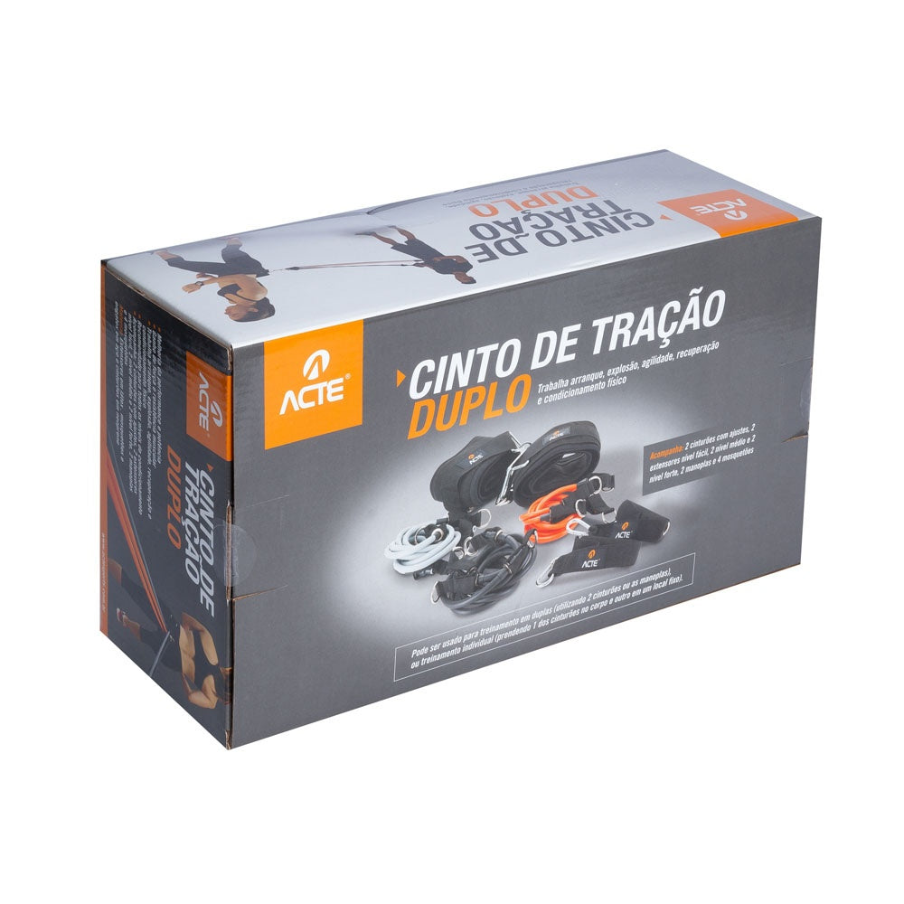 Cinto Tração Duplo Extensores Neoprene T92 Acte