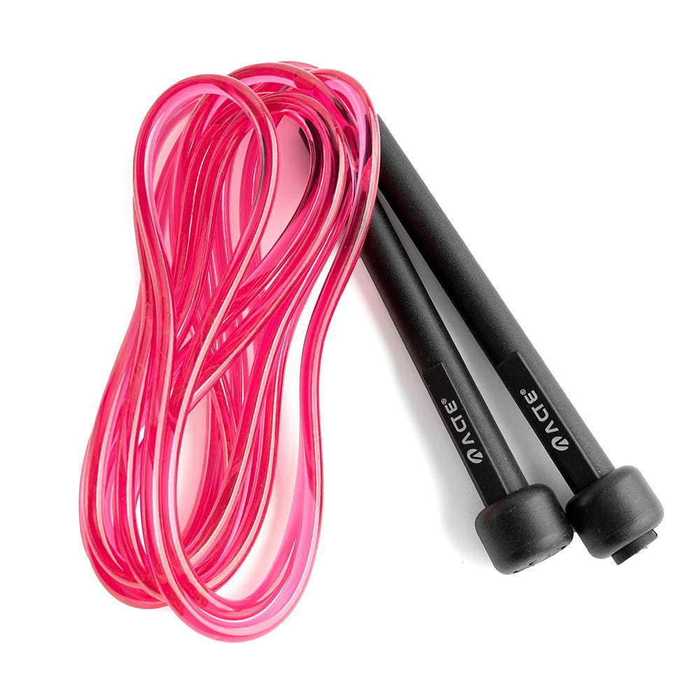 Corda de Pular no Tubo em PVC, 2,75 Mts, Rosa, T97, Acte Sports