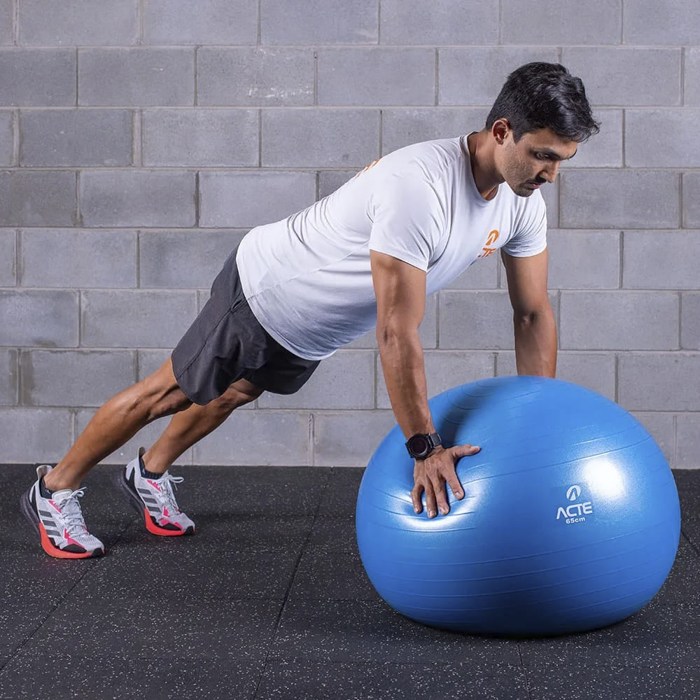 Bola de Pilates 65 cm T9 ACTE Cor:Azul
