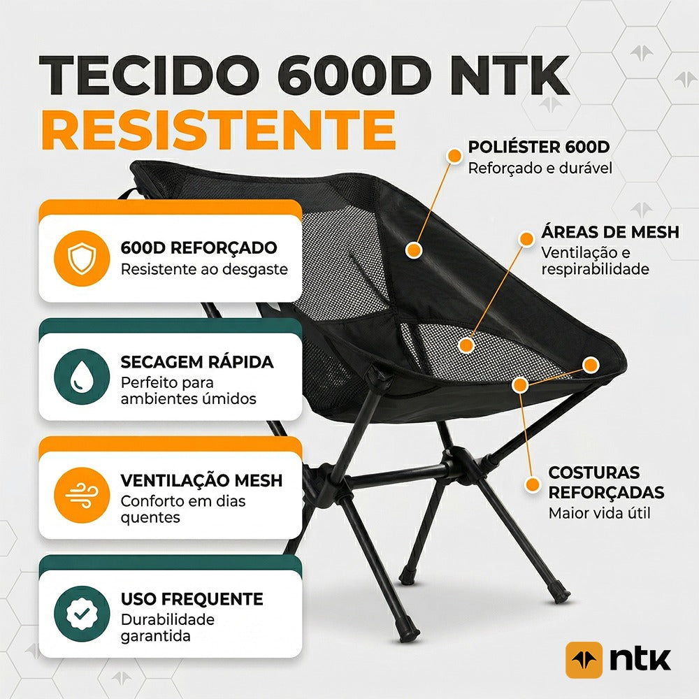 Cadeira Dobrável Portátil Pocket NTK