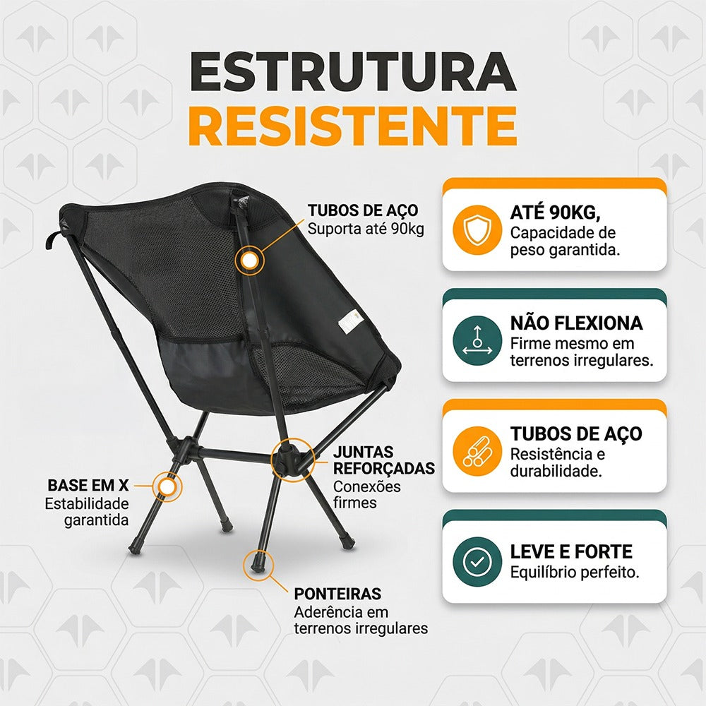 Cadeira Dobrável Portátil Pocket NTK