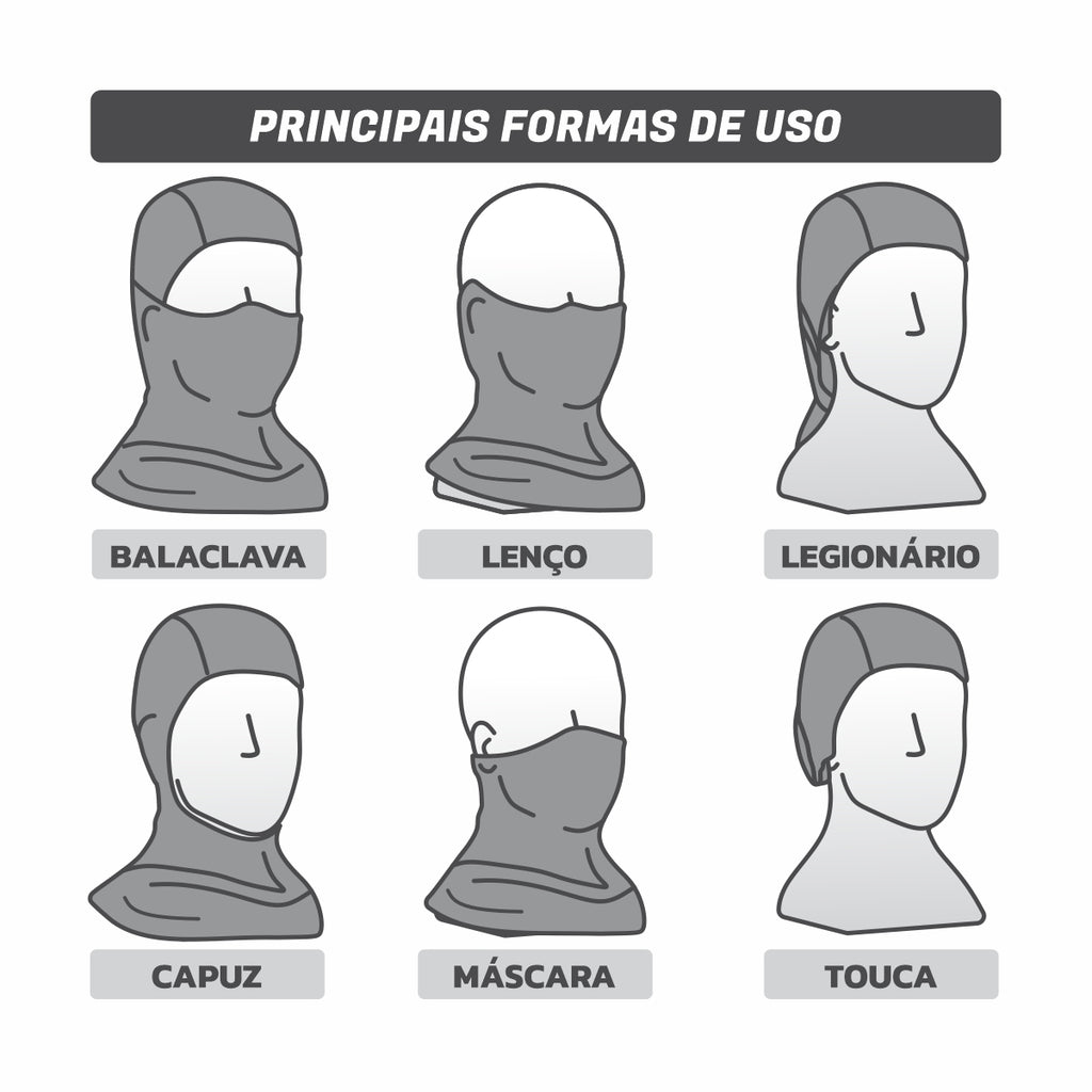 Balaclava Esportiva FPS UV50+