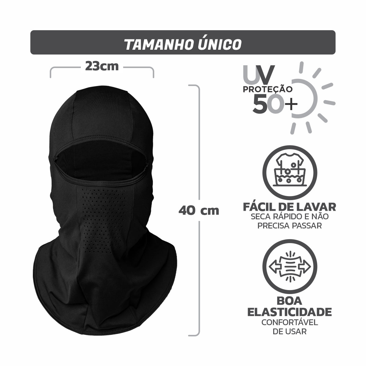 Balaclava Esportiva FPS UV50+
