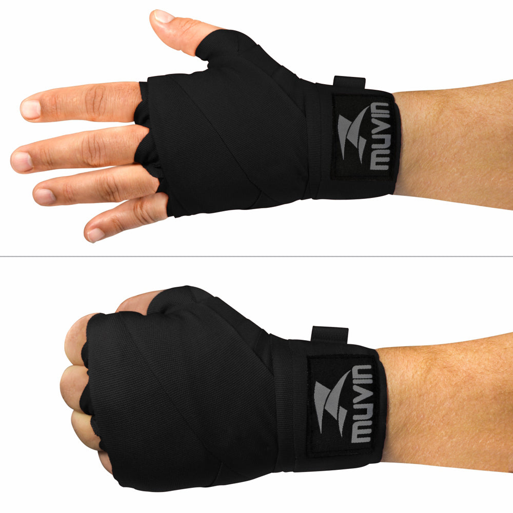 Kit Bandagem Elástica 3m Muvin c/ 5 Pares - Boxe Muay Thai