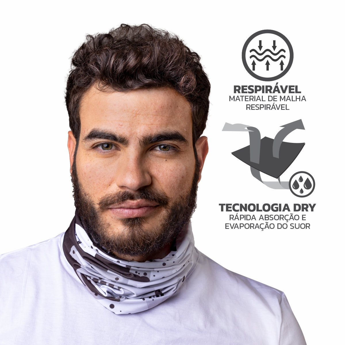 Bandana Faixa Tube Band Esportiva E01 FPS UV50+