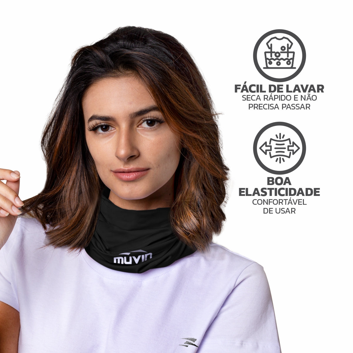 Bandana Faixa Tube Band Esportiva Solid FPS UV50+