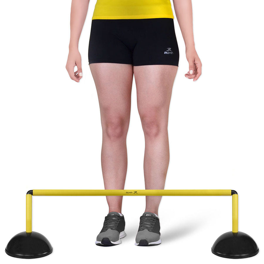 Barreira de Salto de Plástico - 25cm - Preto/Amarelo