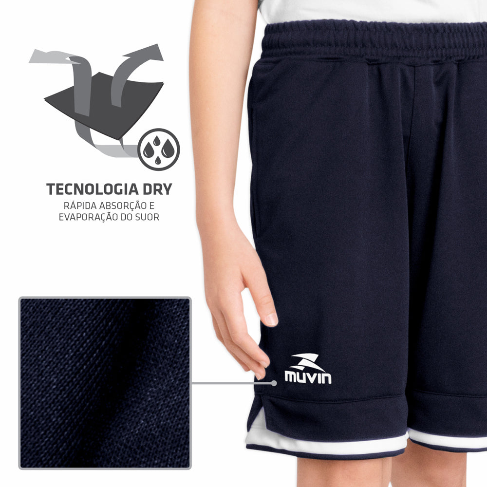 Bermuda Basquete Infantil BSK-200