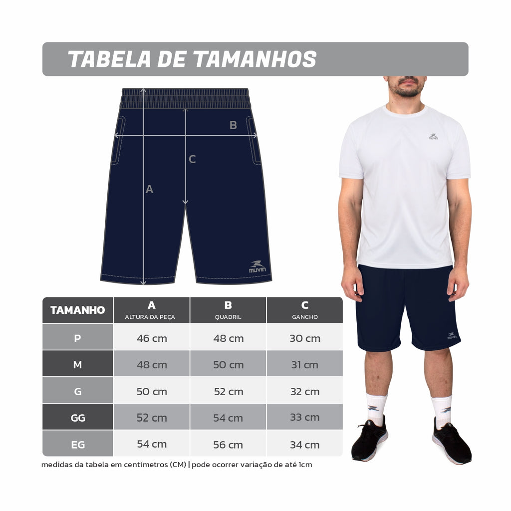 Bermuda Esportiva Basic - Masculino