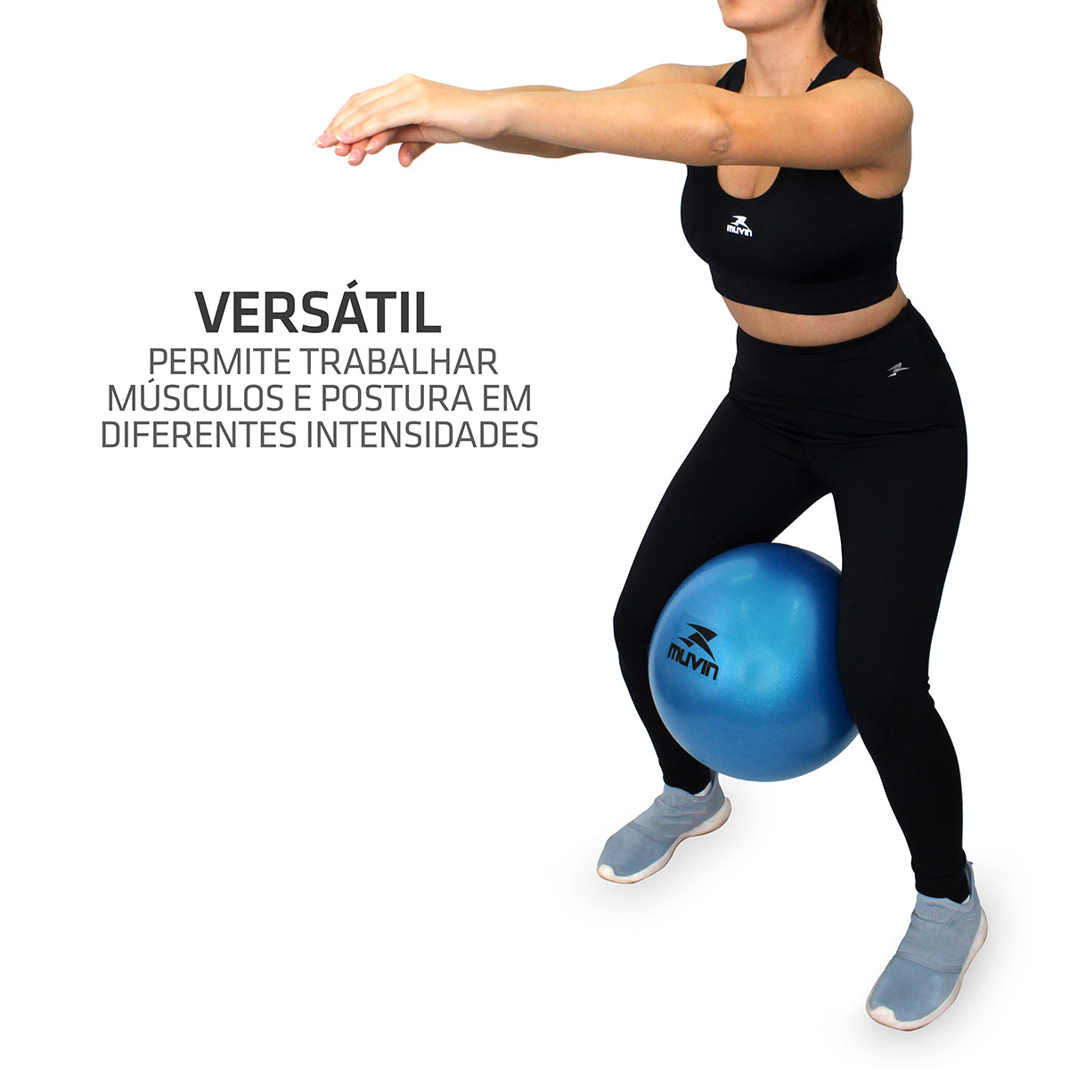 Kit Bola de Pilates - 75cm + Overball - 25cm