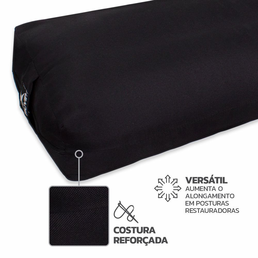 Bolster Retangular para Yoga