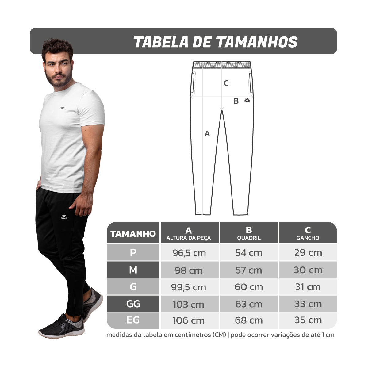 Calça Futebol Slim - Masculino