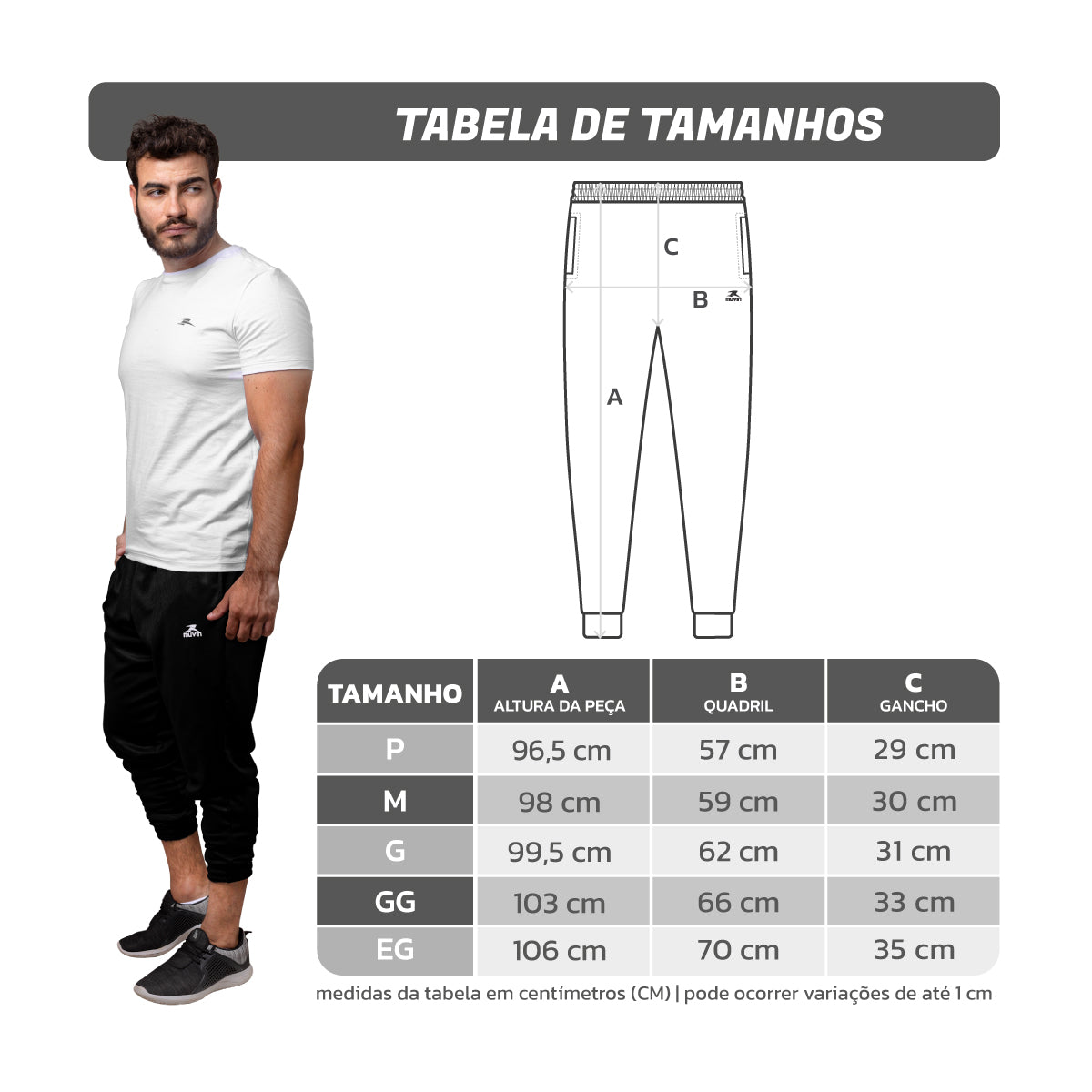 Calça Jogger Esportiva - Masculino