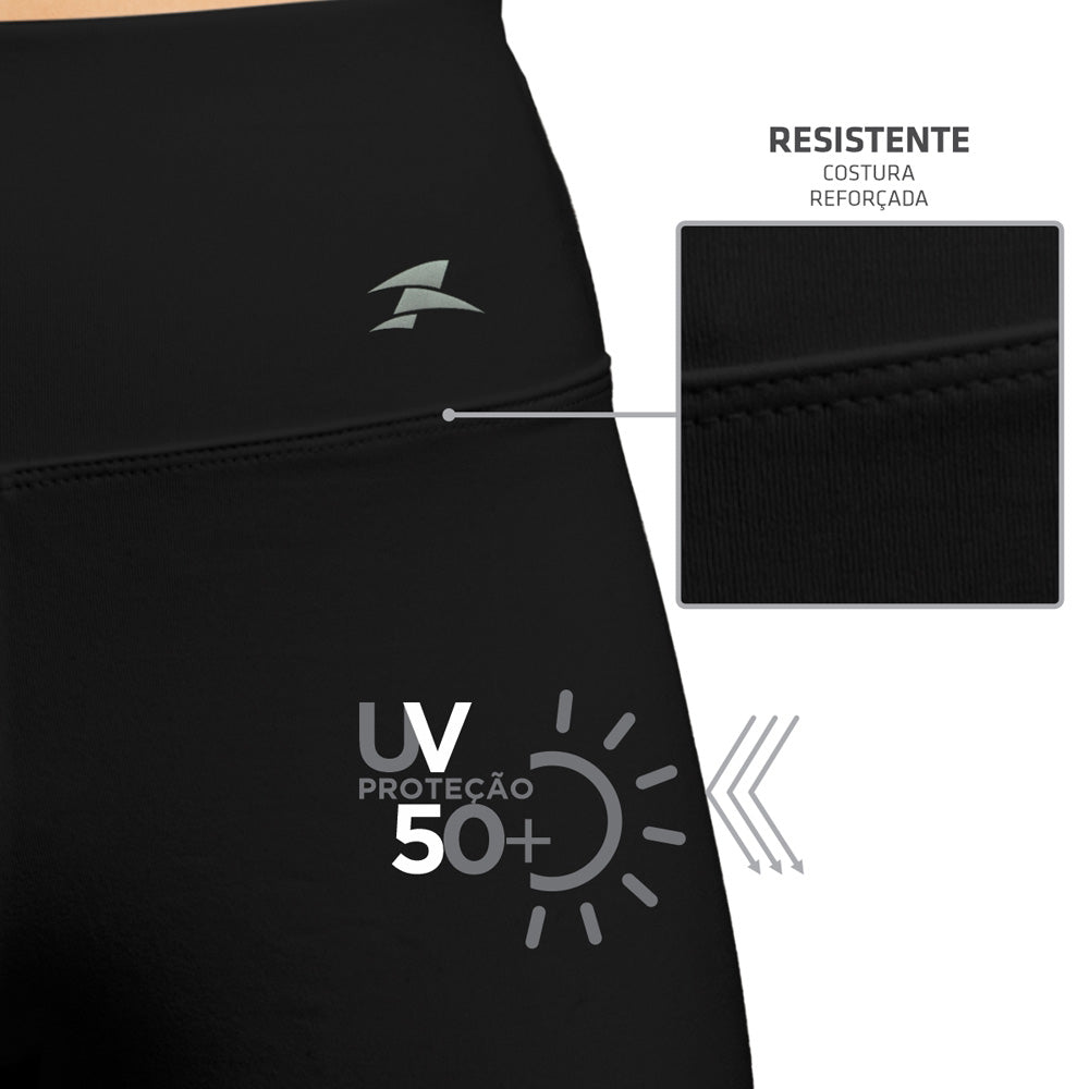 Calça Legging Solid Power UV50 - Feminino