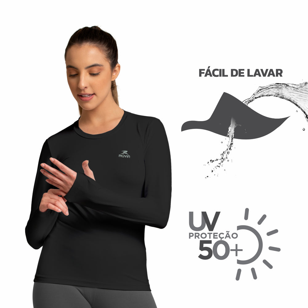 Camisa Manga Longa Dry Workout LS/HC FPS50 - Feminino
