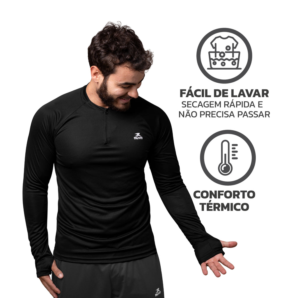Camisa Manga Longa Futebol ZM FPS UV50+ - Masculino