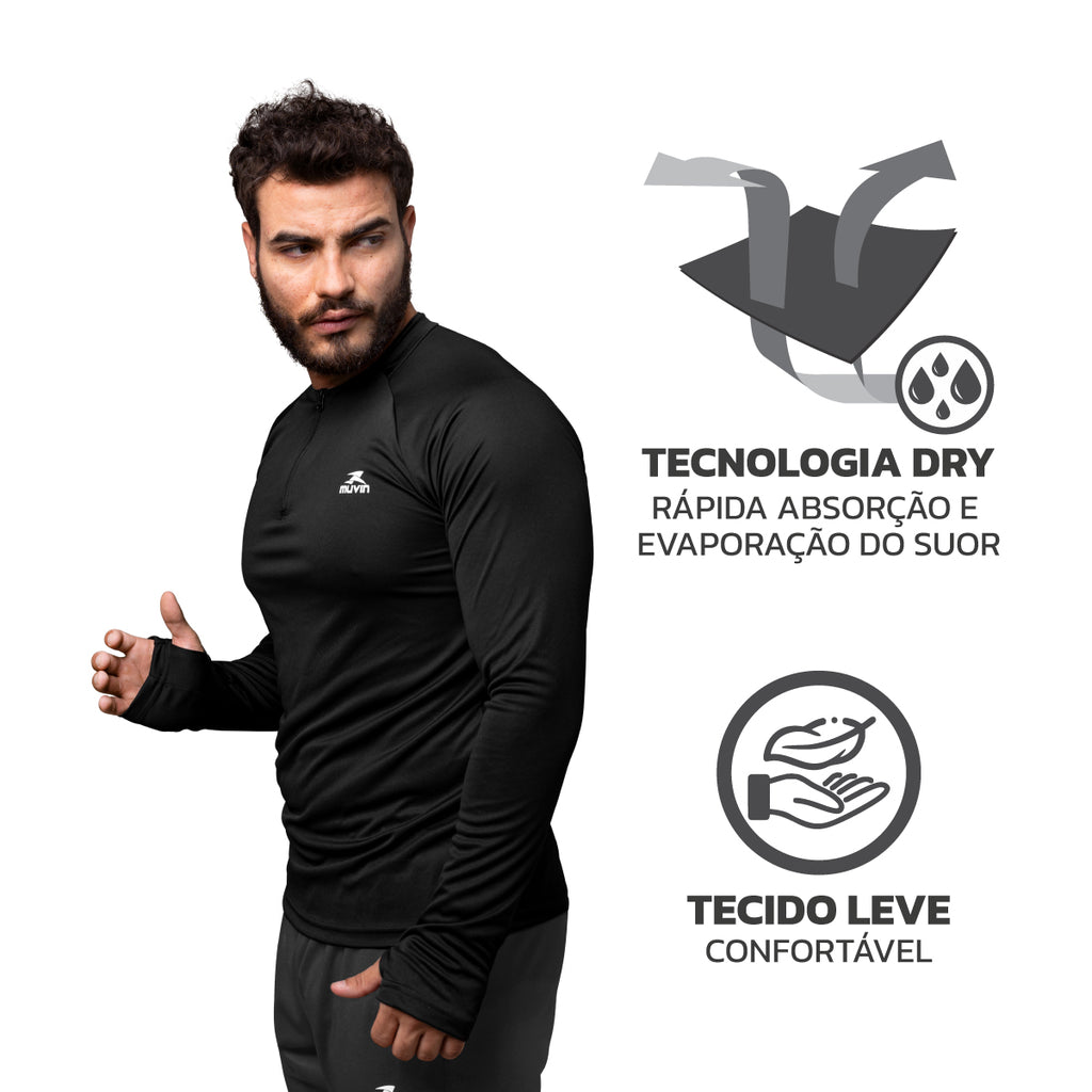 Camisa Manga Longa Futebol ZM FPS UV50+ - Masculino