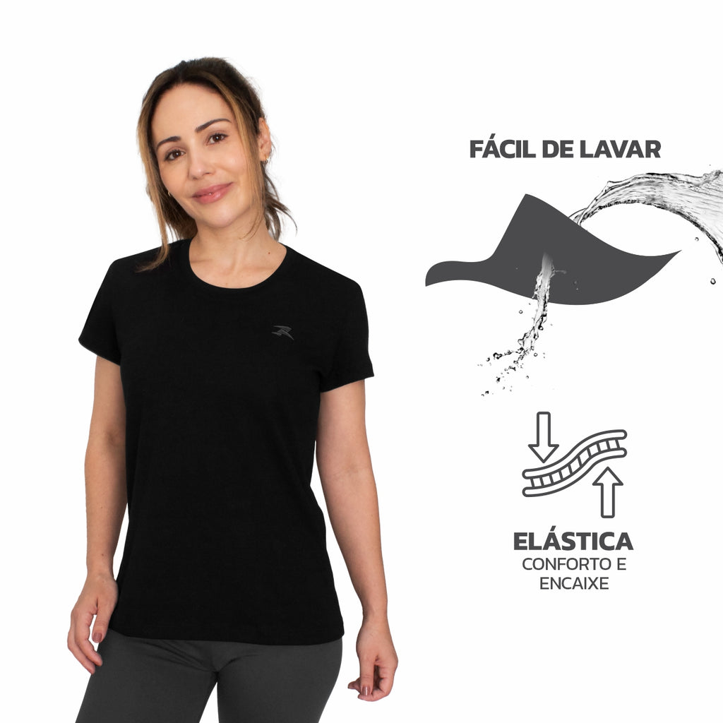 Camiseta Algodão Basic - Feminino - SS